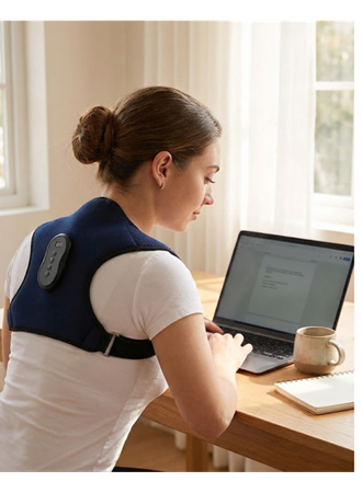 Sırt ve Omurga İçin Akıllı Masajlı Duruş Destek Kemeri