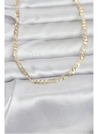 CM 14K Gold Renk Kuşgözü Zincir Model 60 cm Kadın Kolye