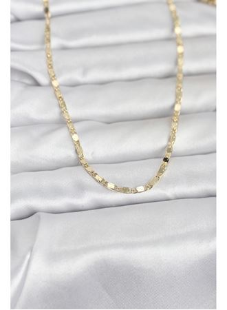 CM 14K Gold Renk Ezme Zincir 60 cm Kadın Kolye