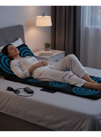 Sırt Bel Boyun Masaj Minderi Isıtmalı Titreşimli Sistem