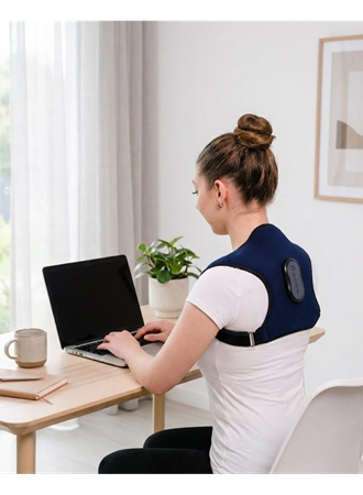 Medikal Destekli Akıllı Sırt Duruş Düzeltici Isıtmalı Masaj Kemeri