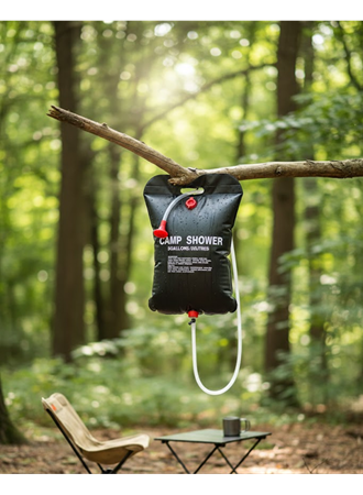 Kamp ve Plaj İçin Solar Duş 20 Litre Su Kapasiteli Portatif Duş Çantası