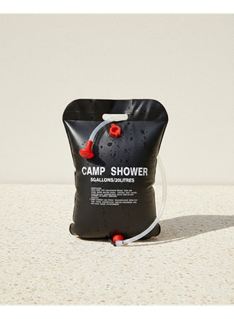 20 Litre Güneş Enerjili Kamp Duşu PVC Dayanıklı Taşınabilir Duş Torbası