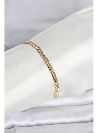 CM 14K Gold Renk Zincir Model Kadın Bileklik
