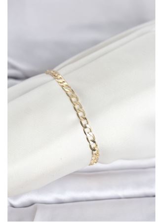 CM 14K Gold Renk Halka Zincir Model Kadın Bileklik