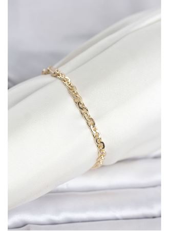 CM 14K Gold Renk Zincir Model Kadın Bileklik