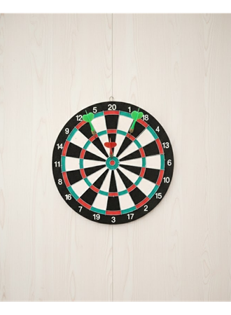 Ev ve Oyun Alanları İçin 15 İnç Dart Tahtası 4 Dart Oku Dahil