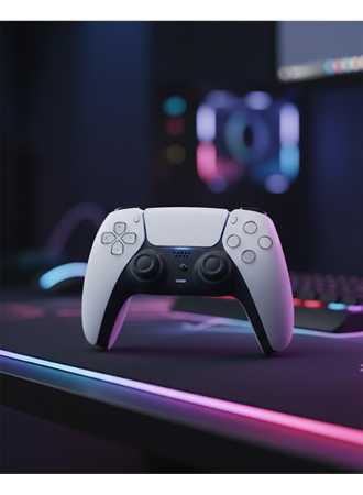 PS5 Uyumlu Kablosuz Oyun Kolu Sessiz Tuşlar ve Güçlü Performans