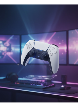 Kablosuz PS5 Oyun Kumandası Hızlı Tepki ve Ergonomik Tutuş