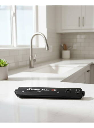 Gıdaları Uzun Süre Koruyan Ev Tipi Vakumlama ve Yapıştırma Makinesi