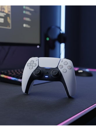 Kablosuz Oyun Kumandası PS5 İçin Titreşimli ve Konforlu Kullanım