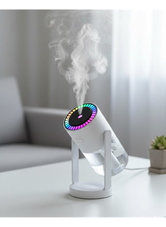 RGB Işıklı Hava Nemlendirici Ultrasonik Teknoloji ve Portatif Tasarım