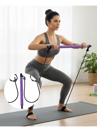 Taşınabilir Pilates Bar Ev Sporuna Uygun Hafif ve Dayanıklı Yapı