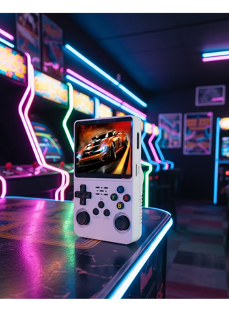 Taşınabilir Retro Oyun Konsolu Geniş Ekran ve Çoklu Emülatör Desteği