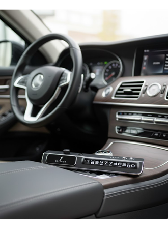 LED Ekranlı Nemlendirici Araç Park İletişim Numarası Gösterici