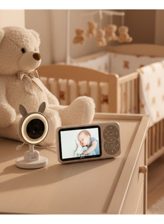 Gece Görüşlü Bebek Telsizi Besleme Hatırlatıcılı LCD Ekran