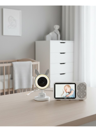 Karşılıklı Sesli Bebek Kamerası 4x Zoom Sıcaklık Sensörlü
