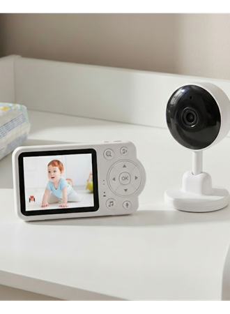 Yakınlaştırma Özellikli Gece Görüşlü Bebek İzleme Kamerası