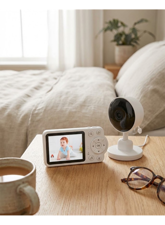 Sıcaklık Sensörlü Güvenli Bebek Kamerası İki Yönlü Ses