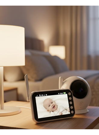 Enerji Tasarruflu Bebek İzleme Kamerası Gece Görüşlü