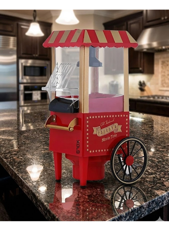 Sıcak Hava Teknolojili Yapışmaz Popcorn Makinesi