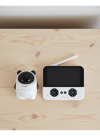 Uzaktan Kontrollü HD Bebek Kamerası Zoom ve Sıcaklık Sensörlü