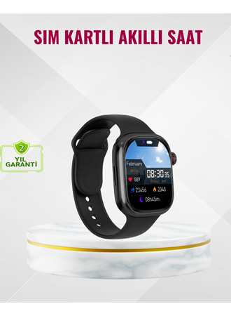 Uyku Takipli GPS’li SIM Kart Destekli Akıllı Saat