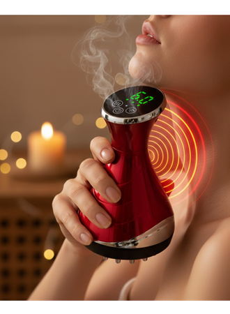 Elektrikli Kupa Masaj Aleti Ayarlanabilir Vakum ve Isıtma Fonksiyonlu