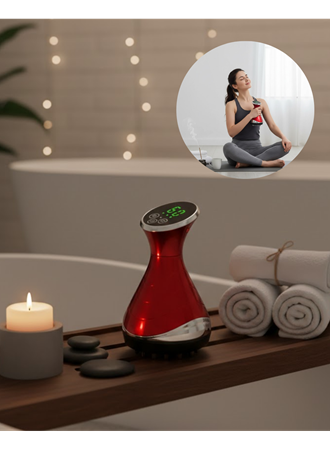 Vakumlu Isıtmalı Elektrikli Kupa Masaj Cihazı Derin Doku Rahatlatıcı