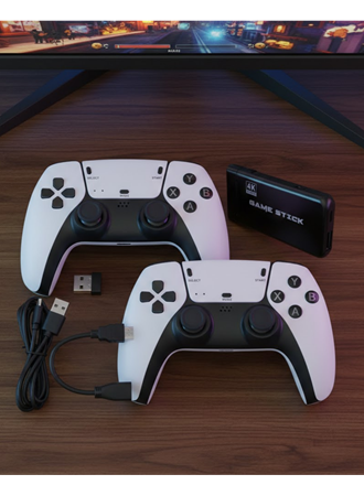 Retro Atari ve Konsol Oyunları Destekli 4K Game Stick