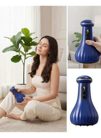 Şarjlı Masaj Cihazı Baş Boyun Omuz Kullanımına Uygun