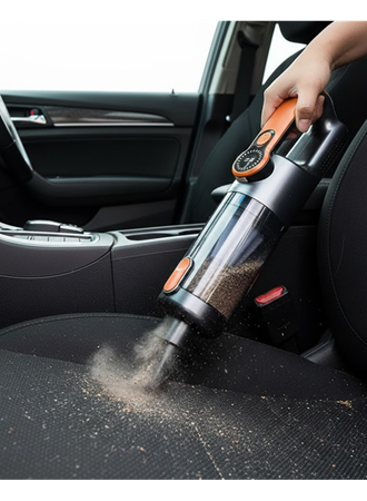 Araç İçi Uyumlu Şarjlı El Süpürgesi Dar Alan Temizlik Aparatlı