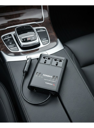 Araçta 220V Kullanım Sağlayan USB Destekli Güç İnvertörü