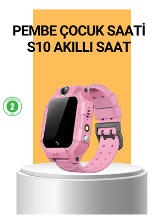 S10 Akıllı Çocuk Saati Anlık Konum ve Sesli Mesaj Destekli