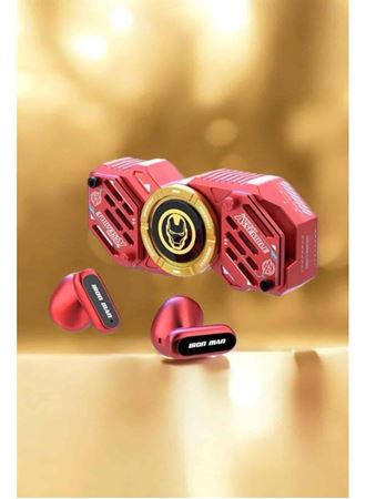 Kırmızı Kablosuz Bluetooth Kulaklık Stres Çarklı Oyuncu Kulaklığı