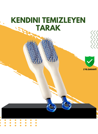 Otomatik Temizlemeli Saç Fırçası – Ergonomik Tasarım, Masaj Etkili, Elektriklenmeyi Önleyici