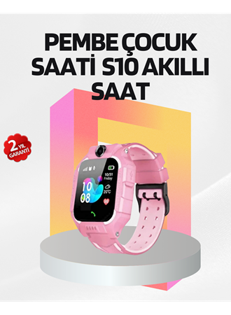 S10 Çocuk Akıllı Saati Konum Geçmişi ve Alarm Fonksiyonlu