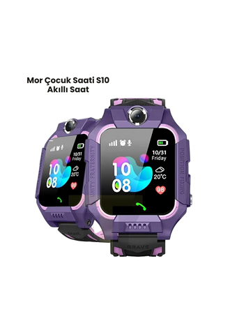 S10 Mor Akıllı Çocuk Saati