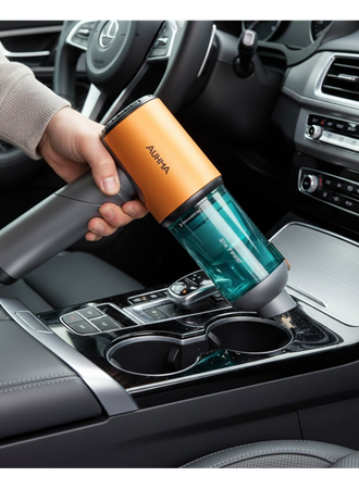 Araç İçi Kablosuz El Süpürgesi Yüksek Emiş Gücü ve HEPA Filtre