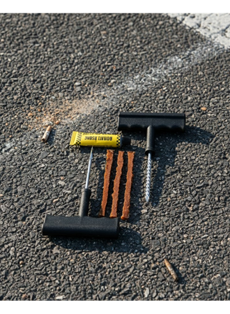 Otomobil Motosiklet Bisiklet İçin Güvenli Lastik Tamir Kiti