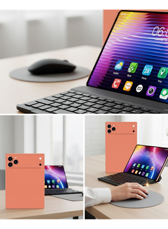 Tablet Bilgisayar Klavye Kılıf Stylus ve Cam Hediyeli