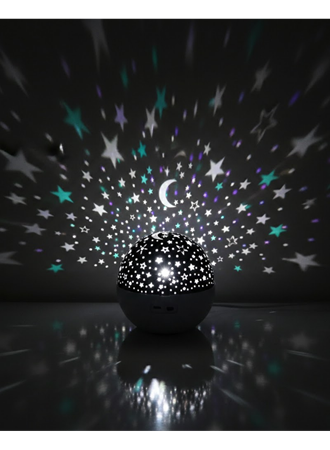 Zaman Ayarlı Fişli Yıldız Projektör Ortam Lambası