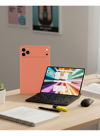 Klavyeli Android Tablet Geniş Hafıza Seçenekleri ve IPS Ekran