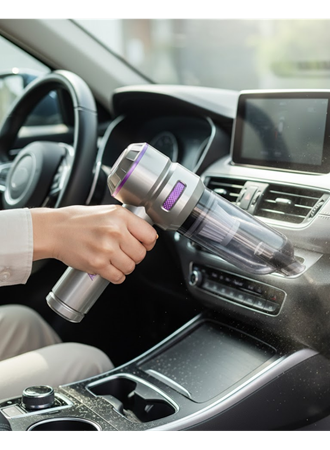 Mini El Süpürgesi Ev Araç Ofis Çok Amaçlı