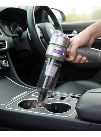 Şarjlı Mini El Süpürgesi Üfleme ve Vakum Özellikli