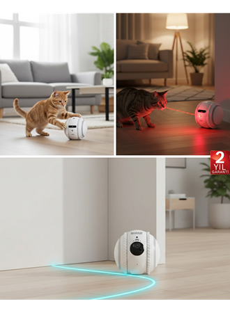 Evcil Hayvan ve Bebek Takip Kamerası Otomatik Şarj ve Muhafız Modu