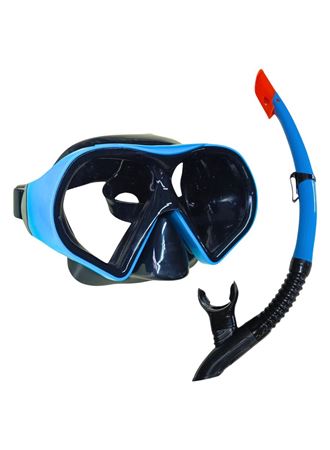 Star Diving Dalış Maskesi ve Snorkel Yetişkin - 51713-MAVİ
