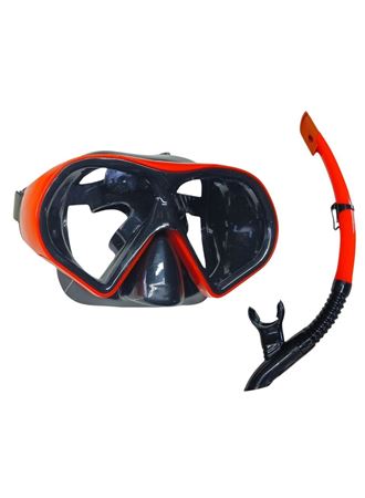 Star Diving Dalış Maskesi ve Snorkel Yetişkin - 51713-KIRMIZI