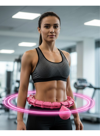 Masajlı Akıllı Hula Hoop Ayarlanabilir Fitness Çemberi
