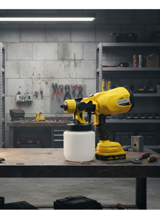 Şarjlı Püskürtme Tabancası Profesyonel Görünümlü Boyama Çözümü